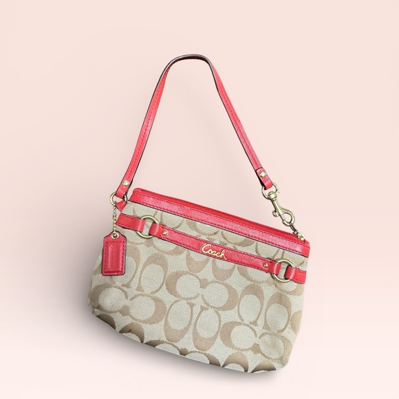 Coach Handbags - Coach Gallery Signature Medium Wristlet